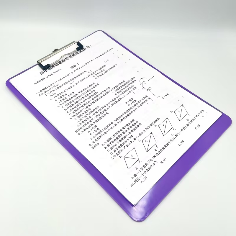 Solid color board, folder, A4 board, student writing pad, notebook, drawing board, menu, invoice board pic 3