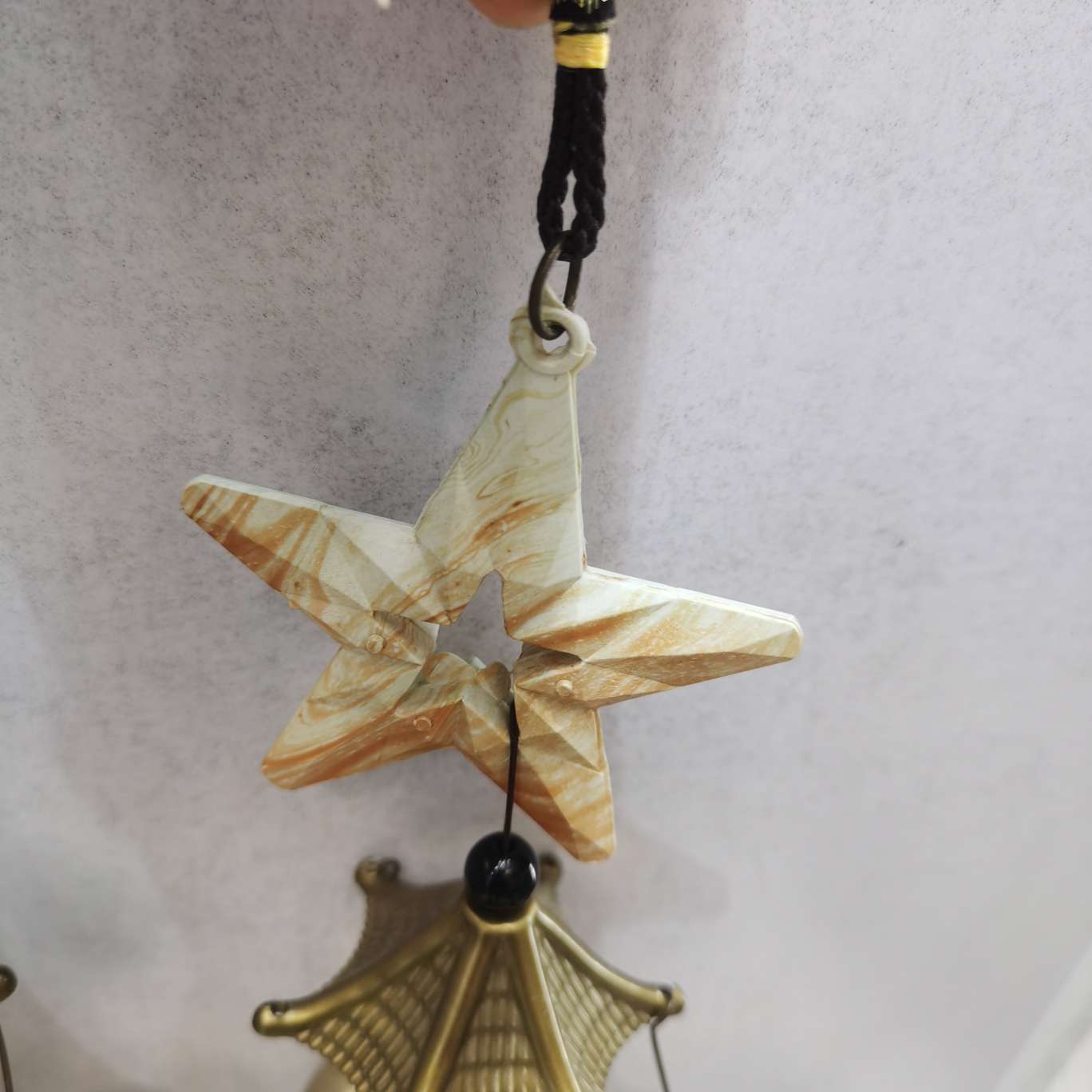 Rural Life pendant Wind chime Wood Grain series detail image 5