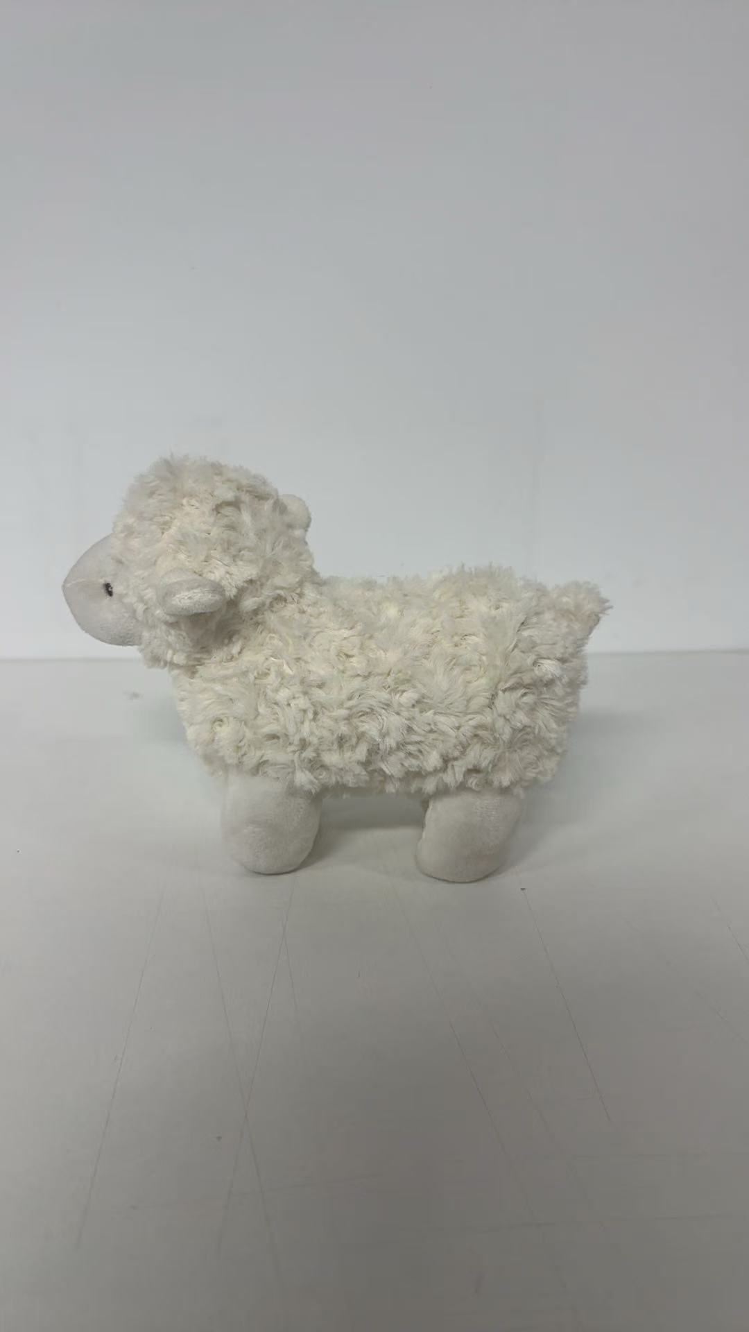 Nepalese lamb cute animal wool felt couple bag pendant miu series key Specification image