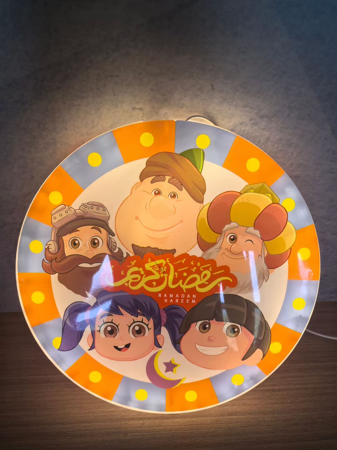 Christmas string lights, round balls, outdoor LED lighting fixtures, festival decoration, outdoor LED string lights, Christmas string lights, string lights, Ramadan style, eid al-fitr, Arab country, Muslin national castle, stars and moon 🌙 detail image 4