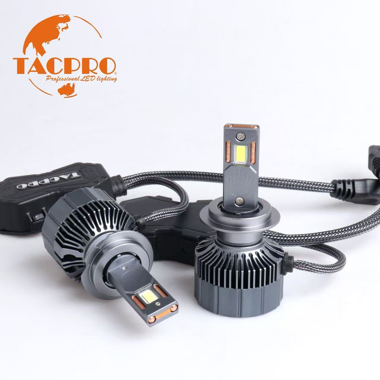  TACPRO汽车LED大灯超亮远近光灯强光远近H1 H3 汽车前大灯 汽车灯120W汽车灯泡 A120
