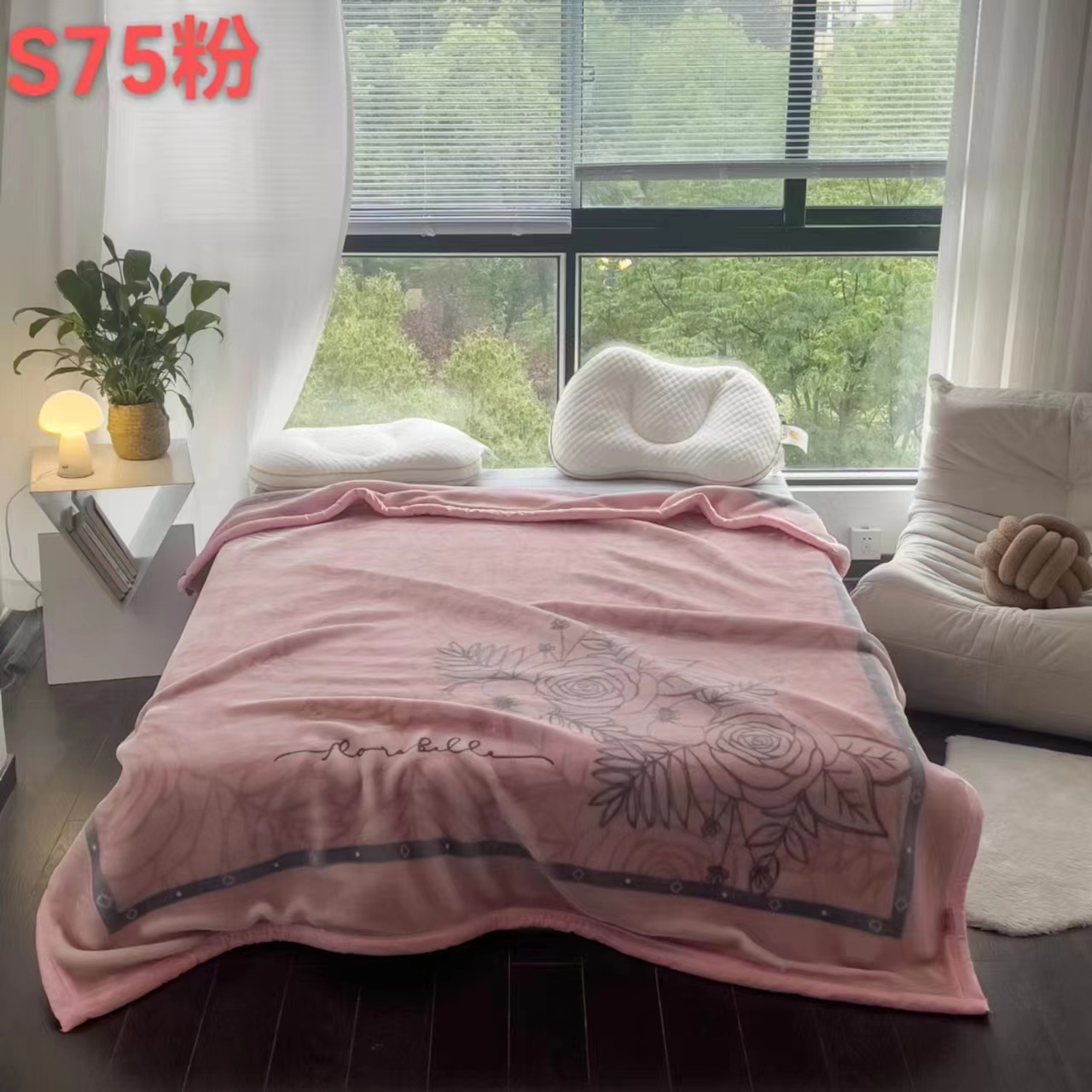 Angora blanket Coral fleece blanket thickened and warm, Razer Cloud blanket gift blanket group purchase wholesale pic 22