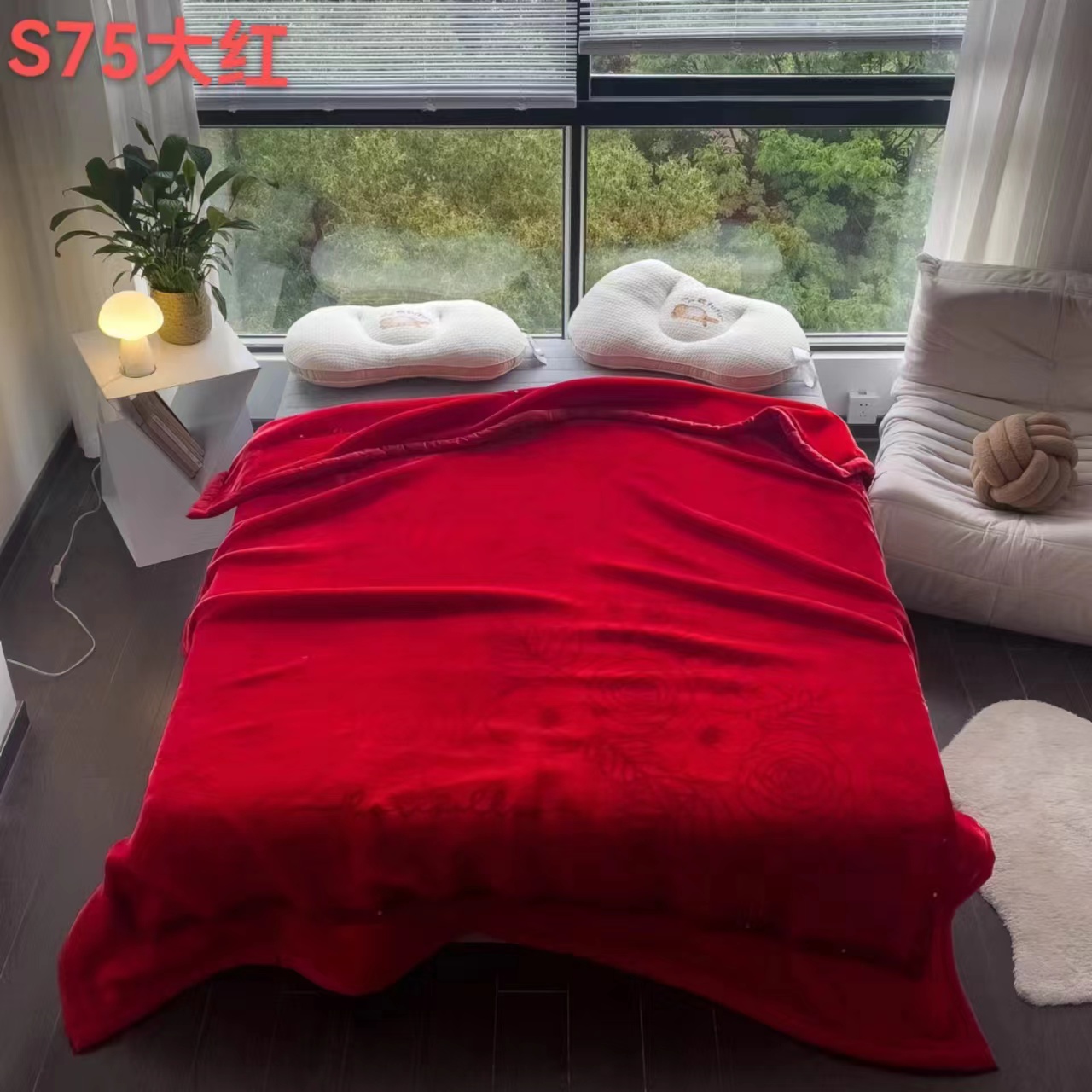 Angora blanket Coral fleece blanket thickened and warm, Razer Cloud blanket gift blanket group purchase wholesale pic 36