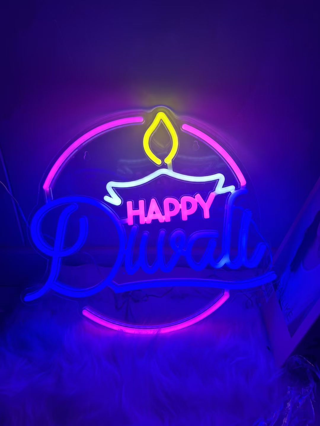 LED灯带室内装饰灯条柔和光带多色调节防水家用氛围白底实物图