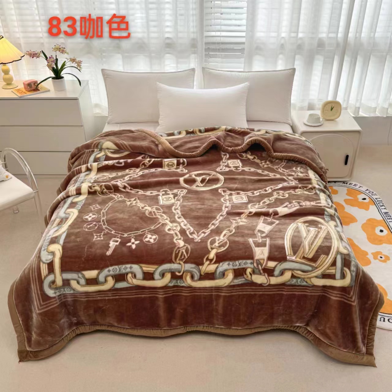 Angora blanket Coral fleece blanket thickened and warm, Razer Cloud blanket gift blanket group purchase wholesale pic 45