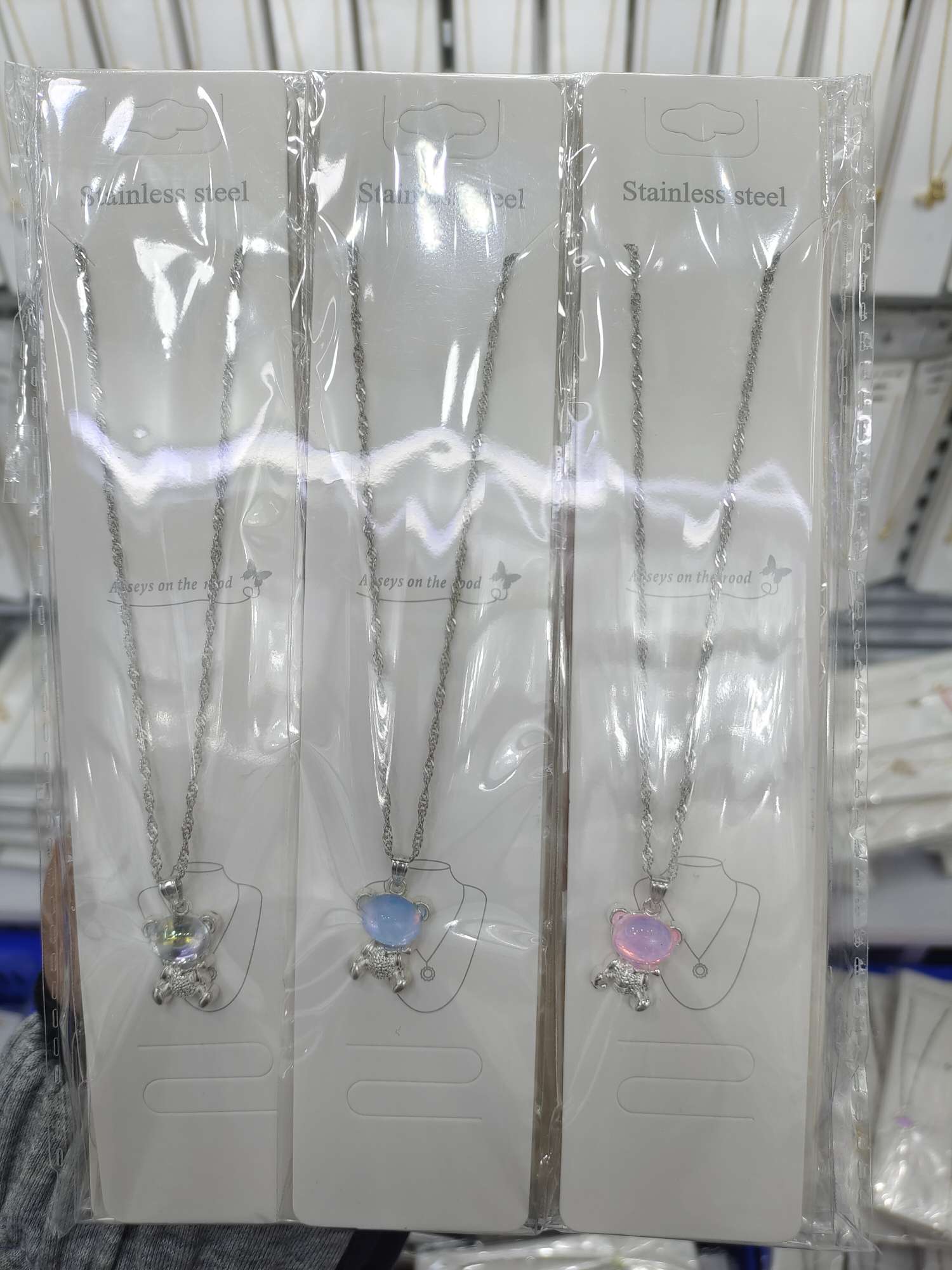 进口沙金古巴链项链酒杯款饰品大号时尚潮流进口饰品精品详情图11