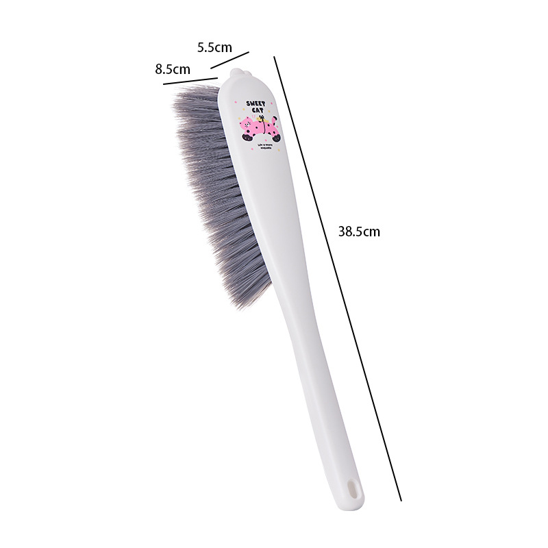 J06-7034 Cartoon bed sweeping brush, household bed and sofa cleaning, bedroom soft bristle small broom, dust removal brush, broom Item Picture