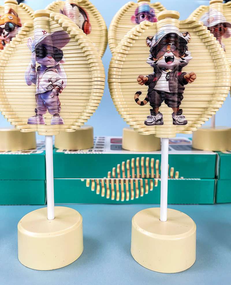 跨境十二生肖旋转脸谱解压棒棒糖儿童玩具益智叠叠乐创意抖音爆款 详情图8
