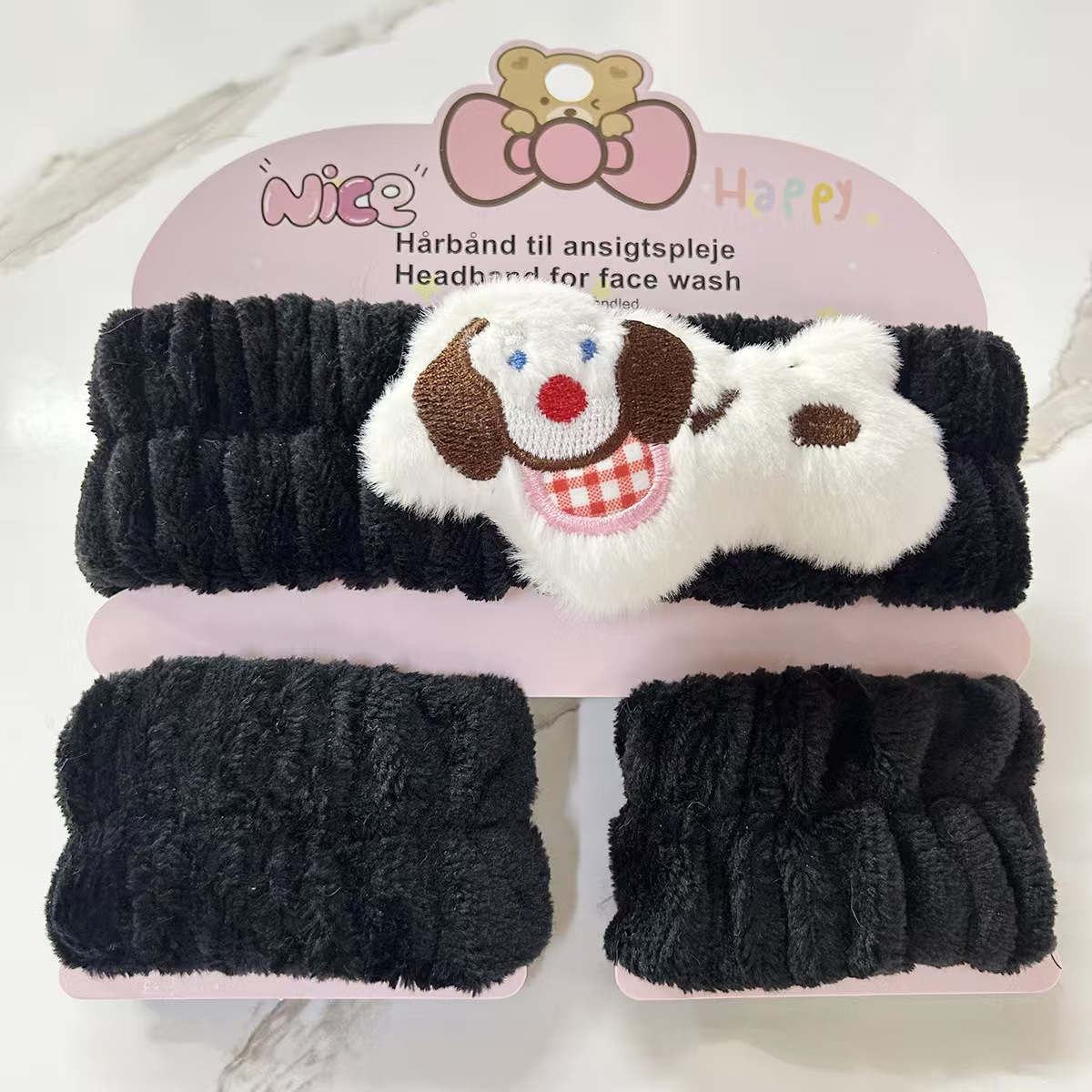 欧美风格运动发带SPA手勾三角巾头带女男头饰发饰配件柔软透气

