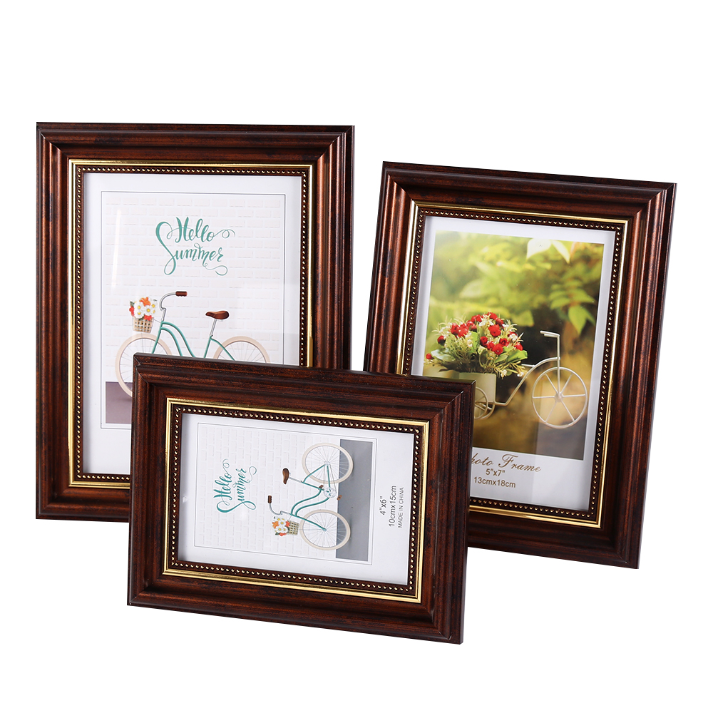 美式相框10*15cm 15*20cm 13*18cm摆台相框照片框A3A4证书框 儿童照片框