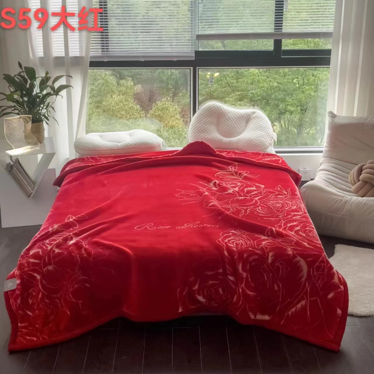 Angora blanket Coral fleece blanket thickened and warm, Razer Cloud blanket gift blanket group purchase wholesale pic 43