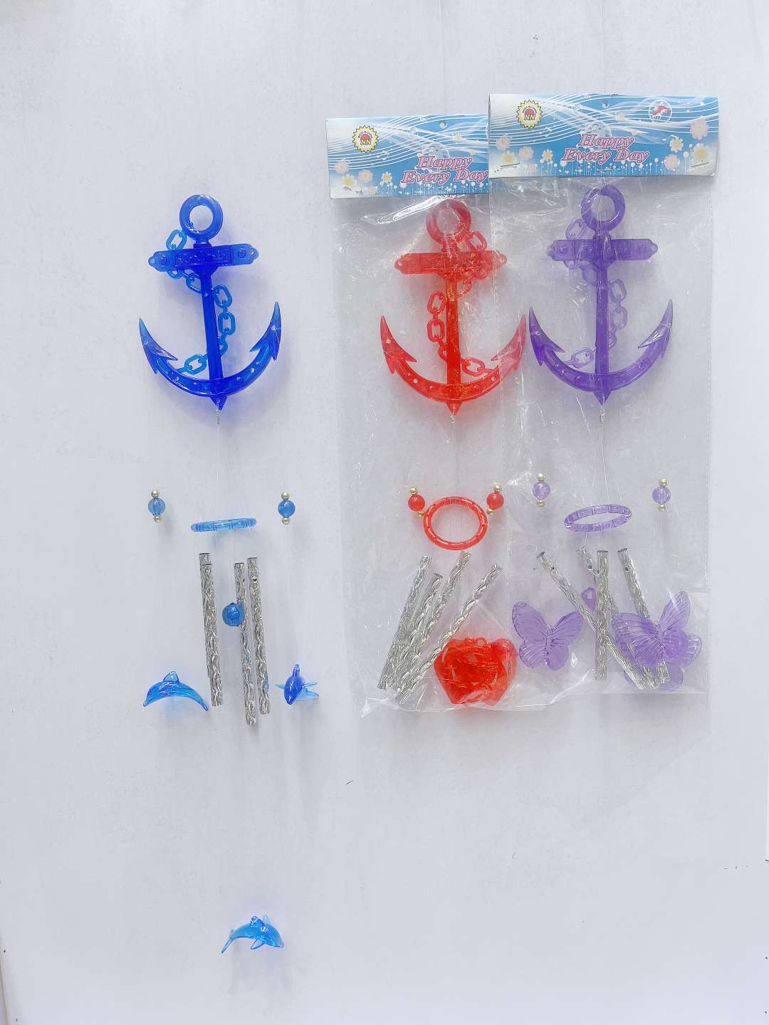 Rural life wind chimes, Dolphin series pendants detail image 2