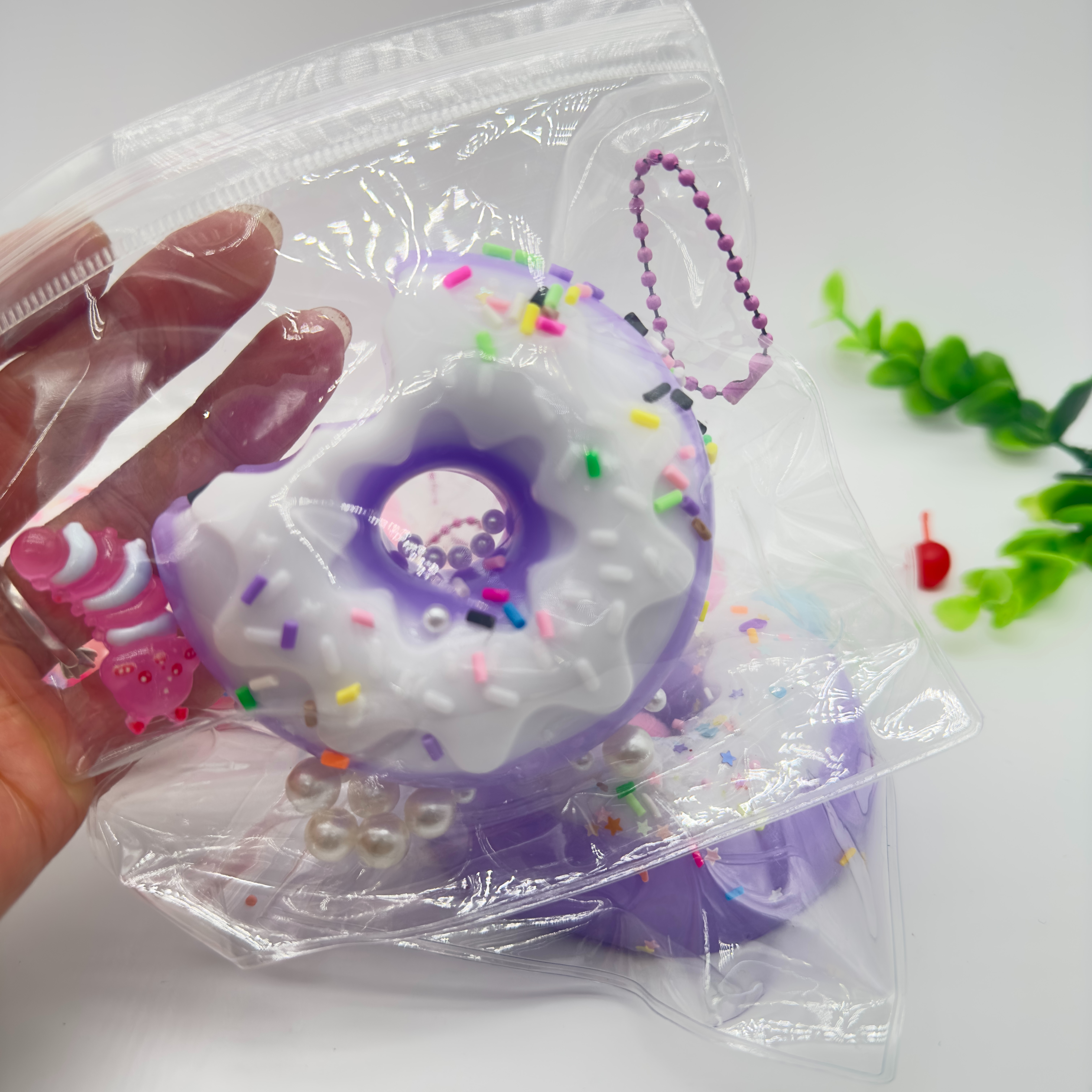 减压爆款动物玩具捏捏白底实物图