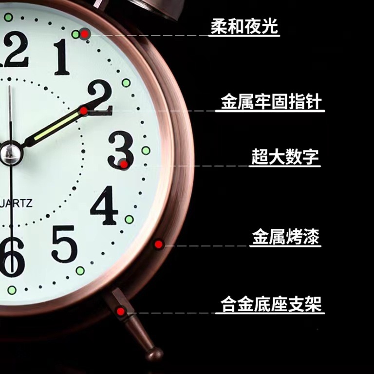 Uranus clock wall clock, a modern, simple and silent LCD display clock, is a new creative household time clock for living rooms and bedrooms detail image 9