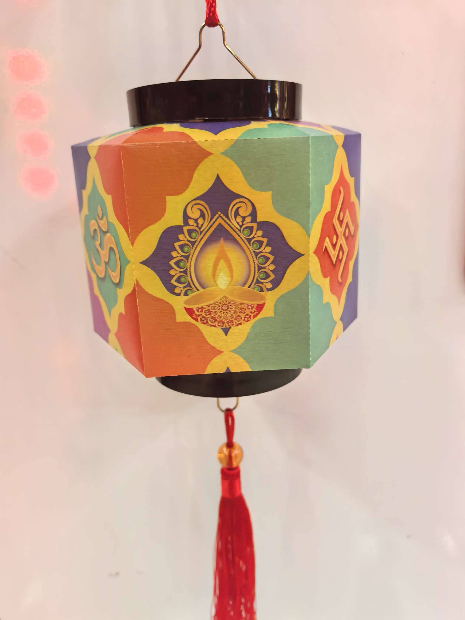 中秋纸灯手工儿童绘画音乐花灯纸灯手工制作详情图6