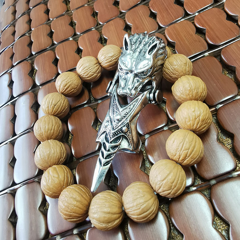 义乌好货 狼头关节指环戒指 男士个性合金霸气情侣首饰潮人欧美风时尚饰品孟宇