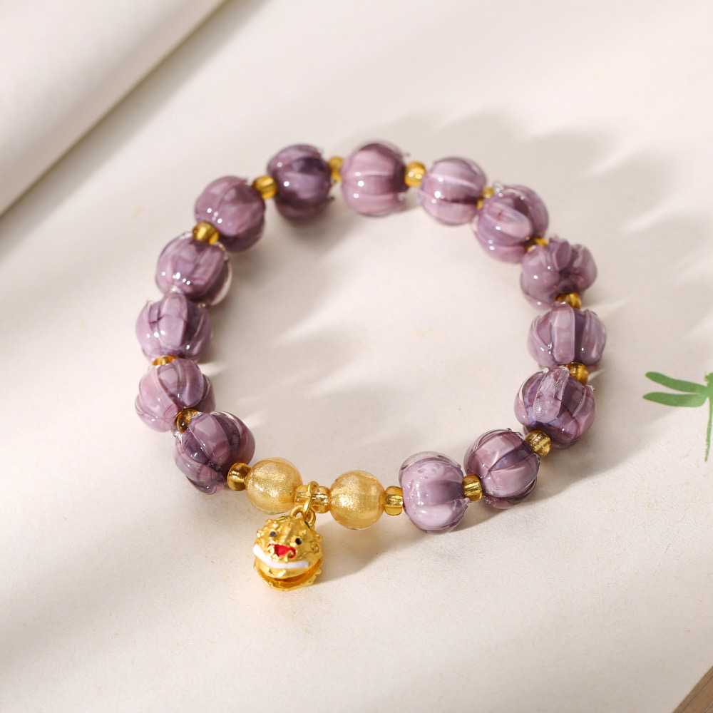 Wholesale of lily of the Valley Orchid bracelet, Mu Shan Purple Rouge Snow Bracelet manufacturer Item Picture