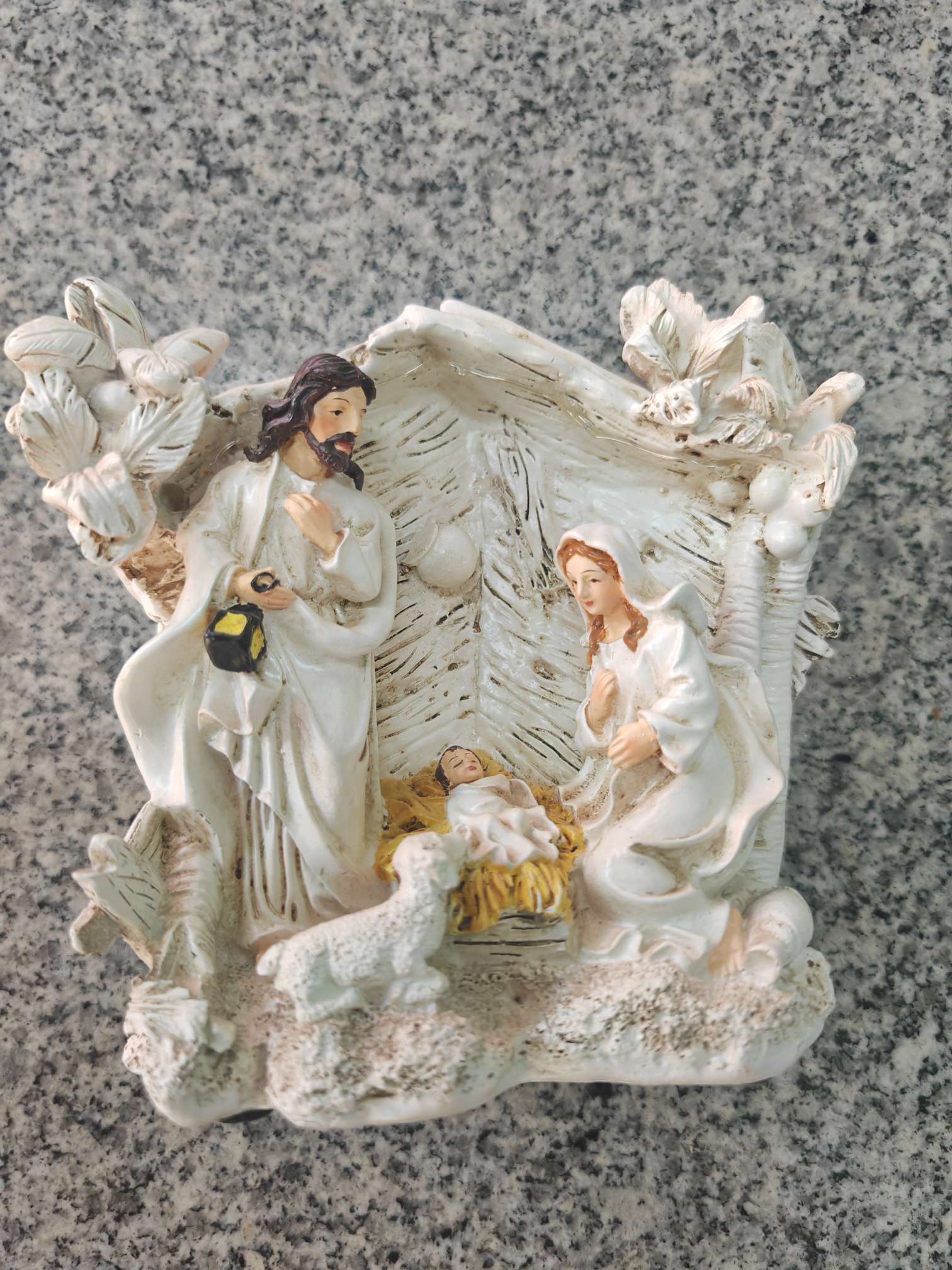 树脂工艺品礼品模具摆件创意装饰，耶稣马槽系列，亮灯系列