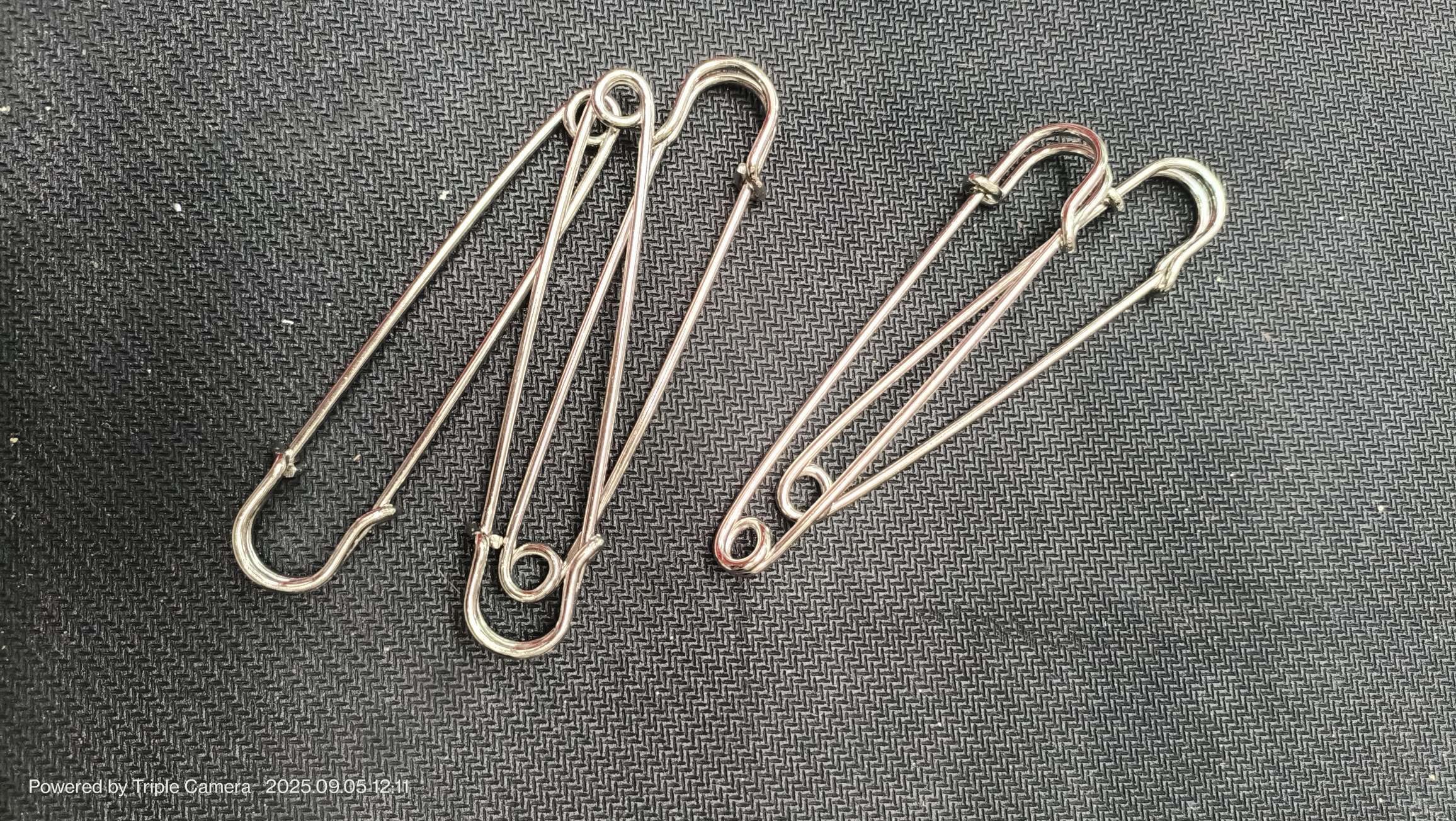 大别针（尺寸很多）材质铁 镀白k金色枪色古青铜色详情图3