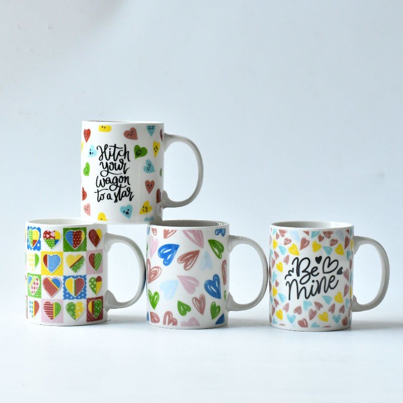 Love Valentine's Day ceramic cup, Valentine's water-saving cup, mug, ceramic cup, festival cup detail image 3