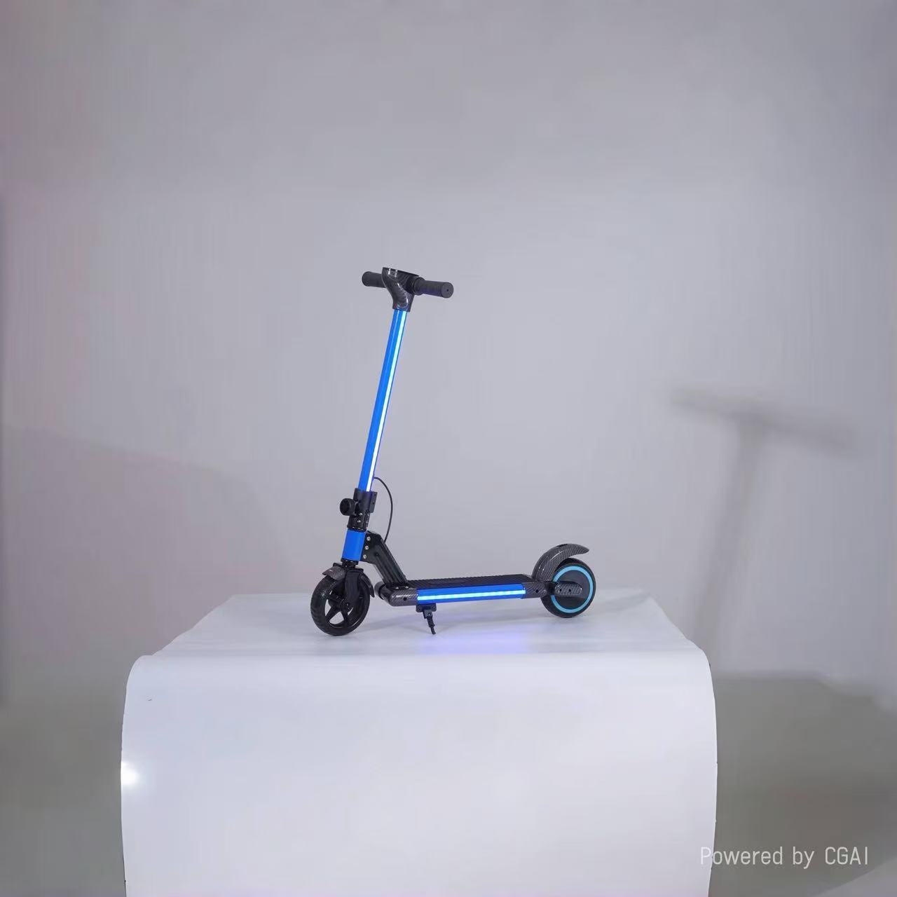 儿童电动滑板车可折叠铝合金两轮外出代步儿童滑板车6-12岁