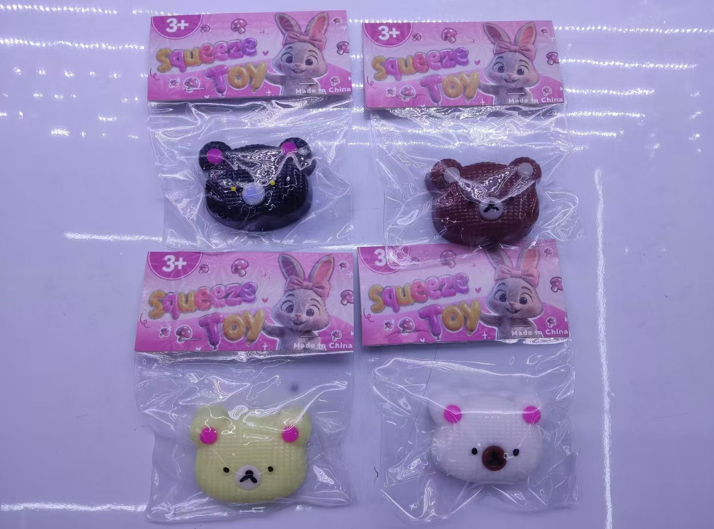 网红小红书同款哭娃小熊解压玩具减压神器儿童回弹发泄可爱学生细节图