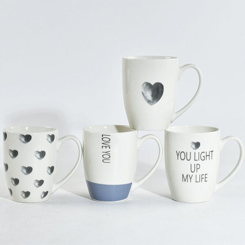 Love Valentine's Day ceramic cup, Valentine's water-saving cup, mug, ceramic cup, festival cup