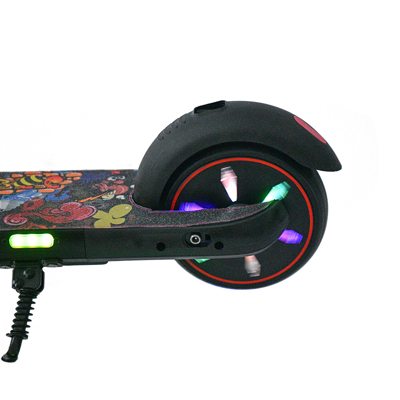 跨境儿童电动滑板车折叠音乐滑步车便携踏板车代步车童趣迷你车细节图