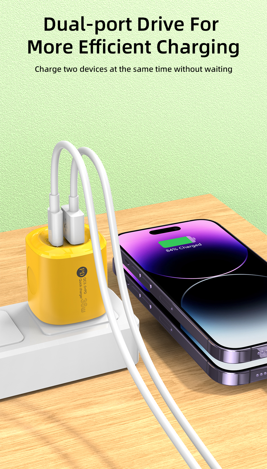 69-AC SUOGE mobile phone and Tablet fast charging Charger Set, multi-functional charging head, charging cable combination, fast charging equipment pic 4