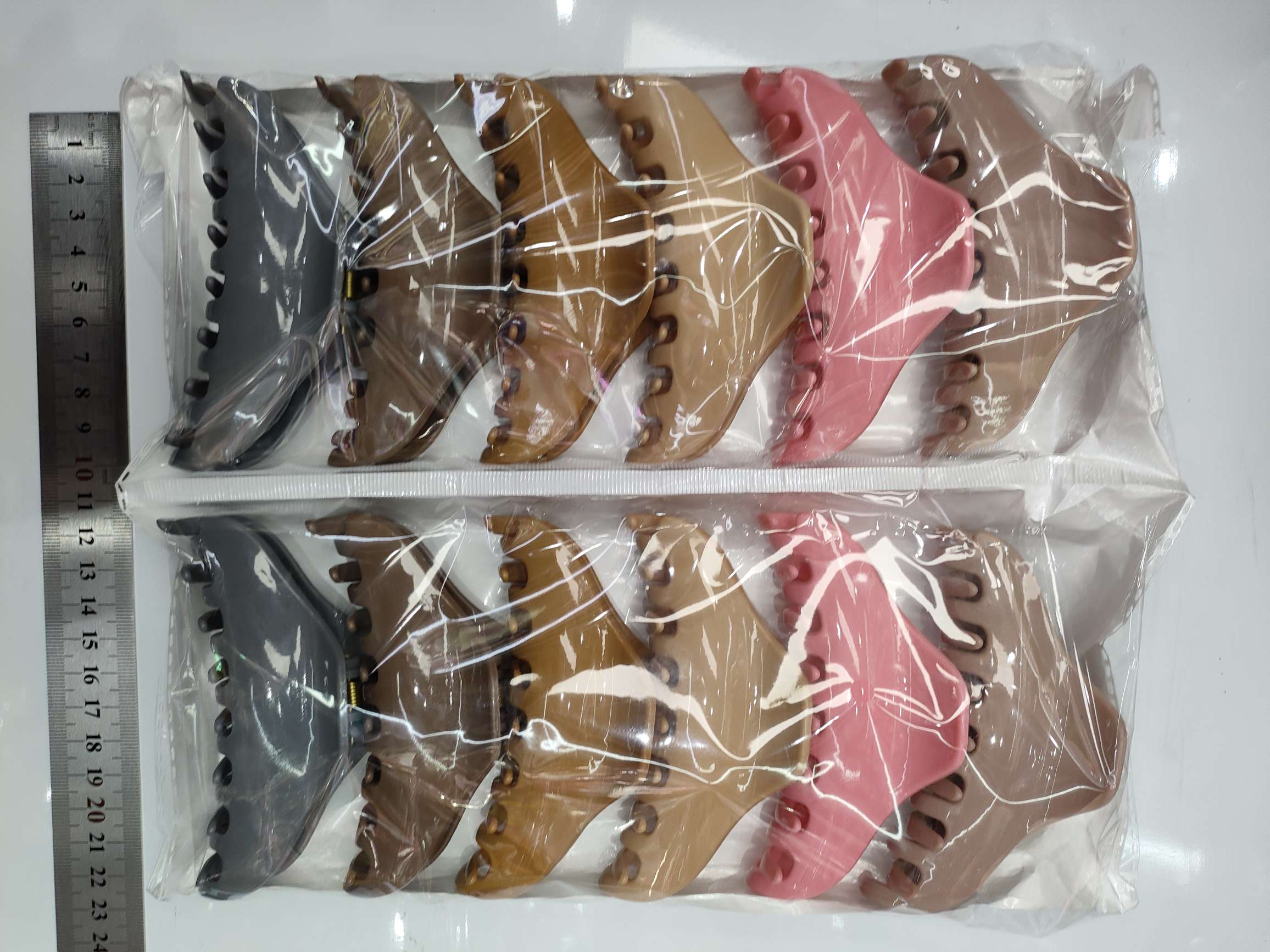 10公分元宝型硅胶软料工艺制作发夹头饰发夹发夹抓夹