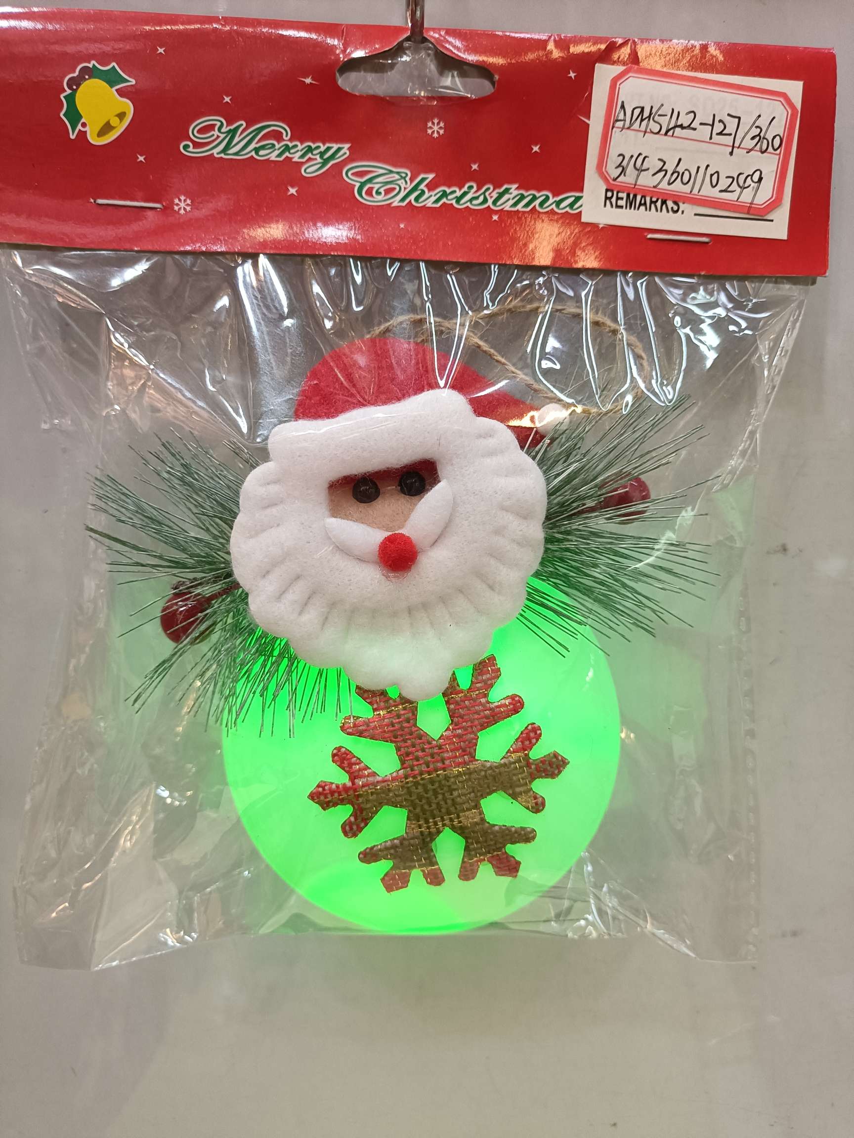 Christmas pendants, illuminated pendants, Christmas decorations, Christmas tree pendants, Christmas supplies, indoor Christmas decorations Specification image