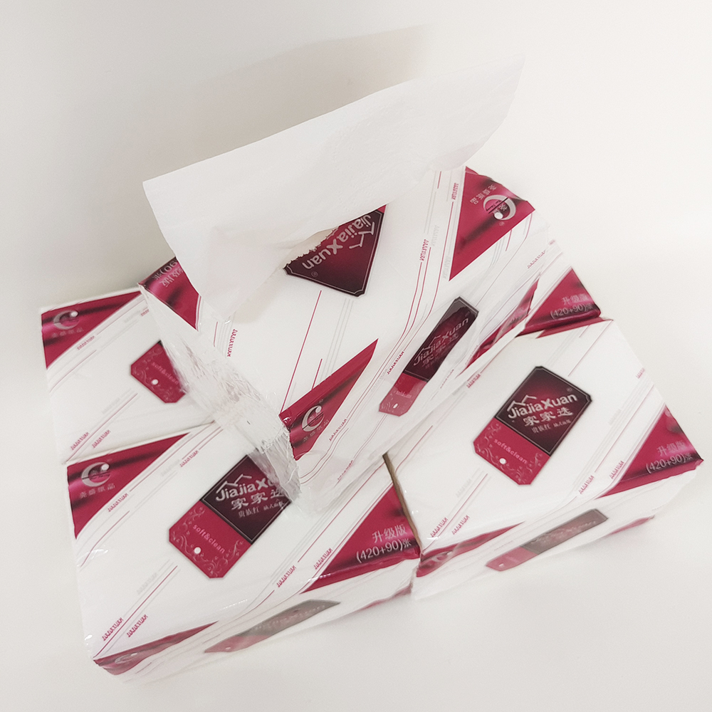 Our foreign trade export manufacturer supplies 4-layer thickened facial tissues and toilet paper made from virgin wood pulp. Customized Logo soft tissues and pull-out tissues are available Application Scenario