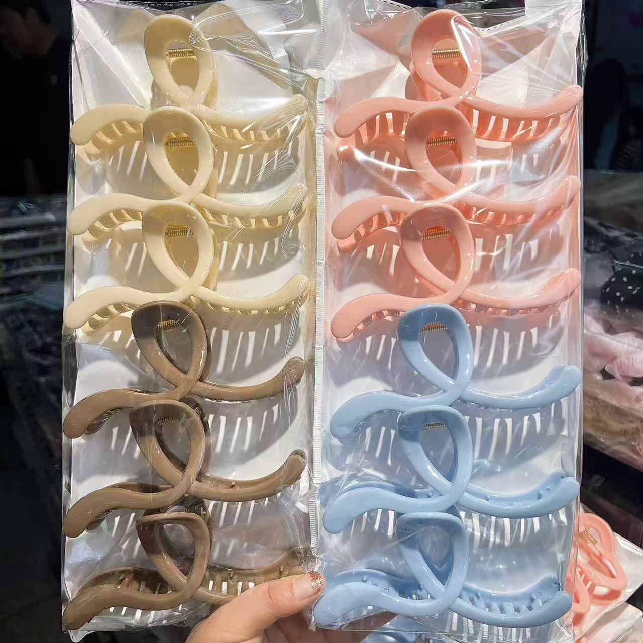 时尚蝴蝶结水钻BB夹发夹抓夹滴油发饰发饰品发夹配饰简约百搭女款