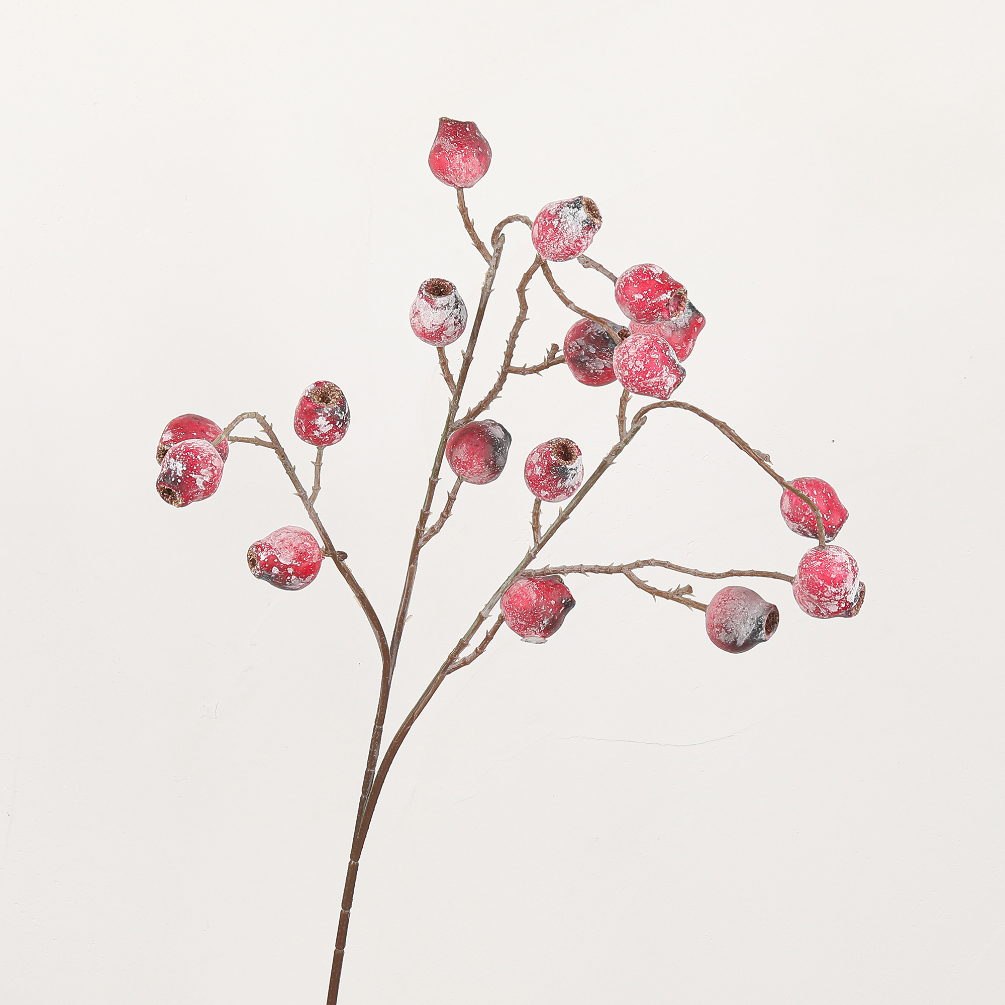 Artificial eucalyptus fruit, zombie fruit, cross-border Christmas berries, Spring Festival red Holly artificial fruits, home and wedding decoration Specification image