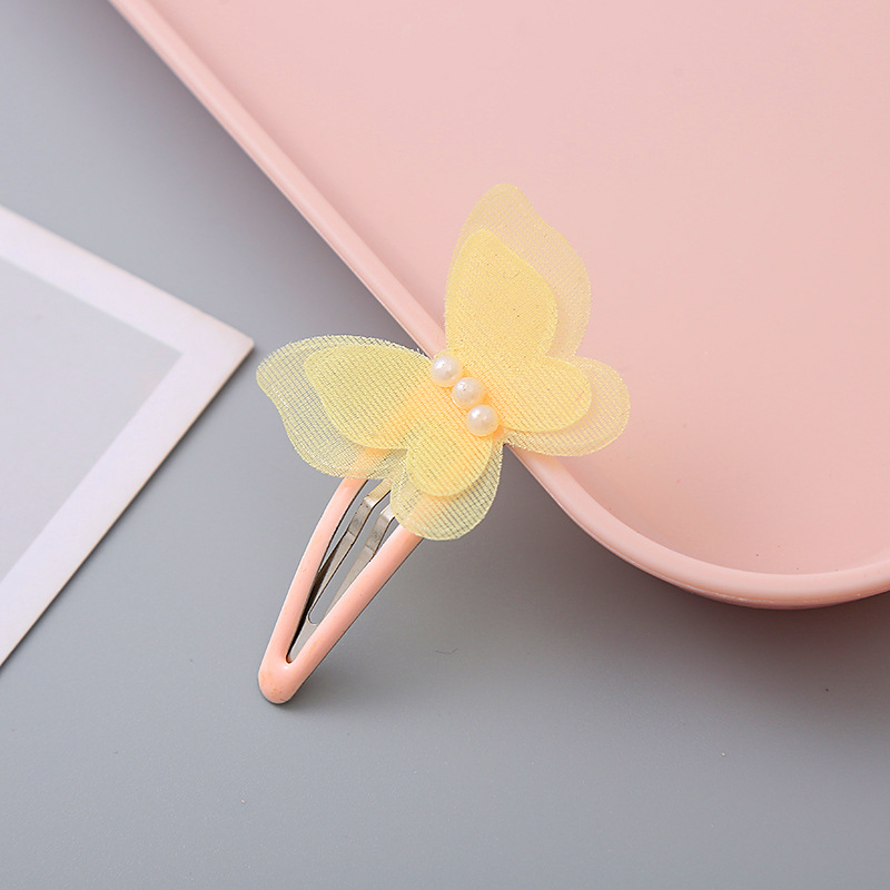 Fairy-like girl's transparent bow BB clip, cute princess charm, side clip children's hair clip, headwear and small accessories Application Scenario