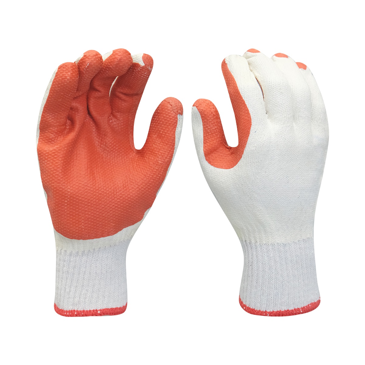 Factory direct sales of men's and women's universal industrial coated embossed construction work safety gloves, anti-slip and comfortable work gloves