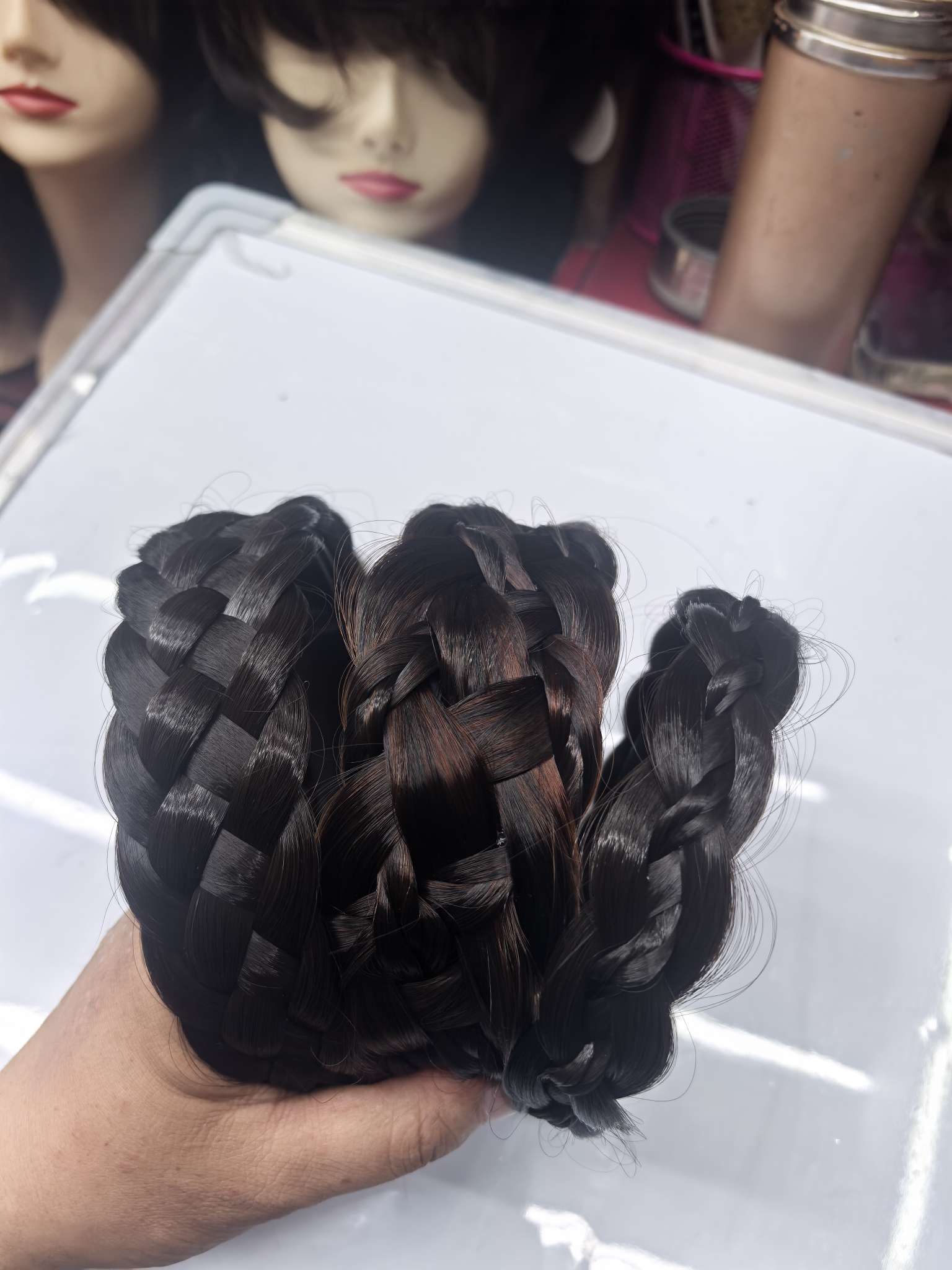 假发片自然逼真免胶假发头发片蓬松修饰假发配件家用美发用品