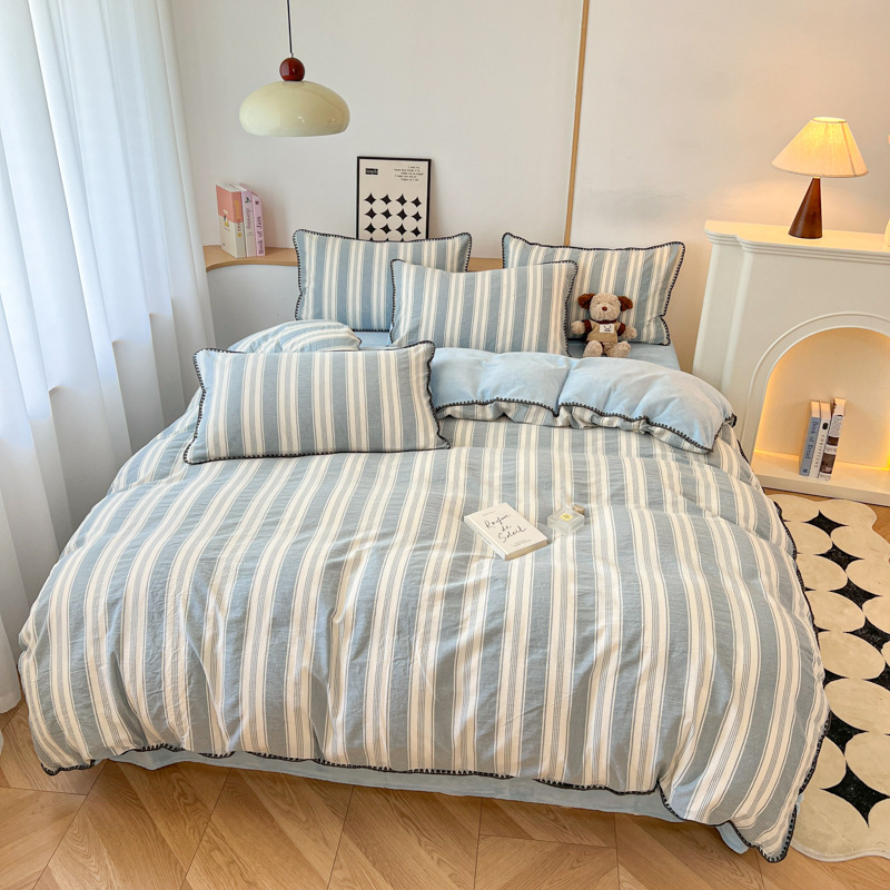 纯棉四件套全棉被套新款