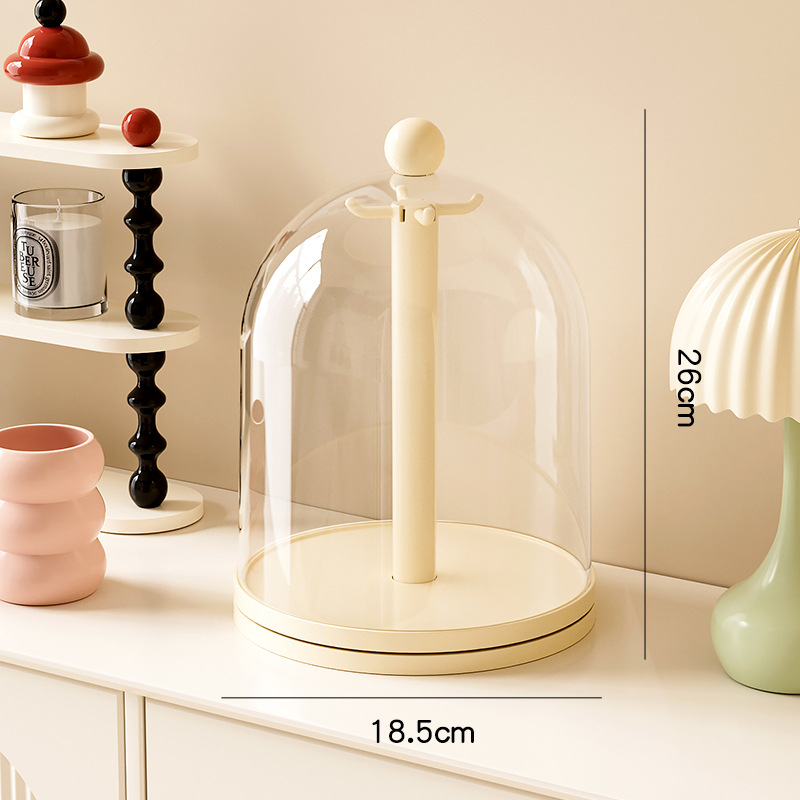 J192-JLG2503701 Pendant Display Box, Rotating Transparent Figurine Blind Box, Plush toy doll Storage box Application Scenario