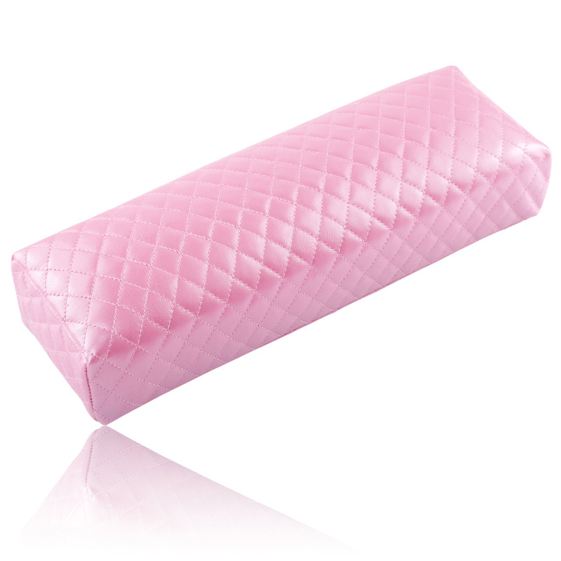 专用美甲手枕高档皮革手枕绒布手枕批发五色可选