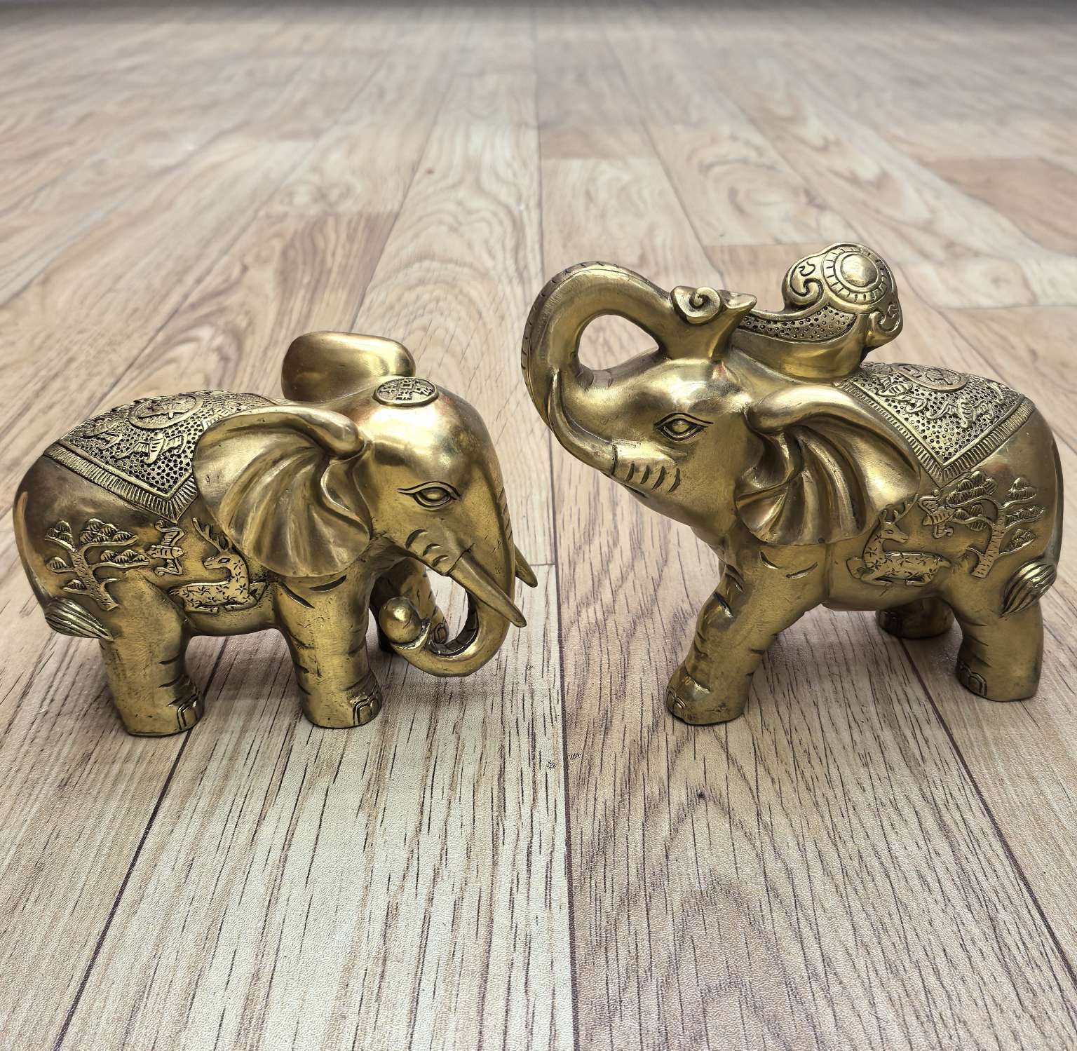 义乌市琳烺工艺品 黄铜摆件批发零售 大象 北京狮子 送子麒麟 火麒麟摆件 金属工艺品详情图3