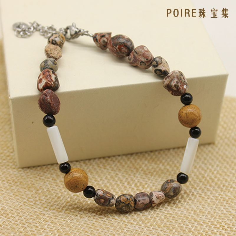 手链/手串/饰品/水晶手链/春雨春两手链白底实物图