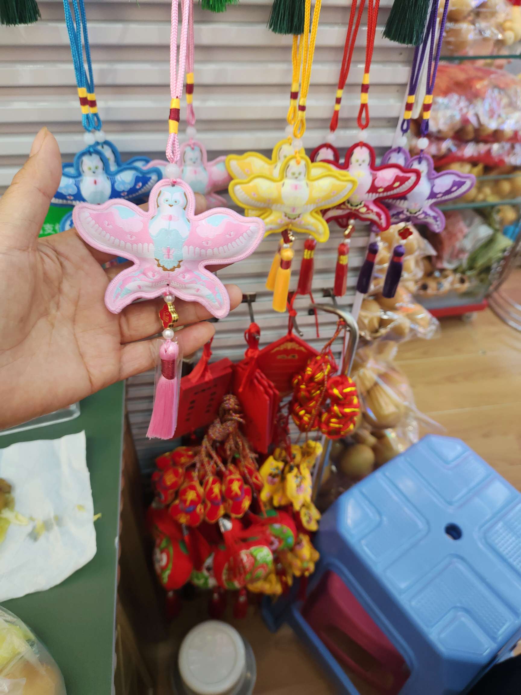 娈娈绣品工艺品香包礼品香囊材料包香囊香包香包空袋手工制作装饰用品燕子粉红的