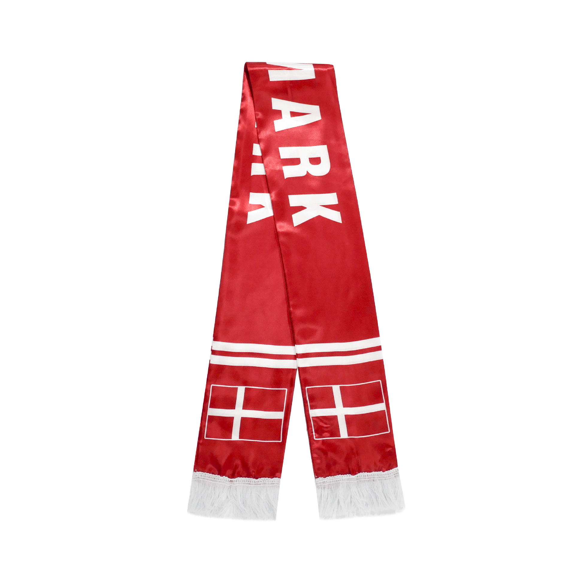Chuangdong Flag US, Canada and Mexico World Cup Fan Scarf Polyester double-sided fringed color butyl Football Scarf, event cheering fan products Specification image