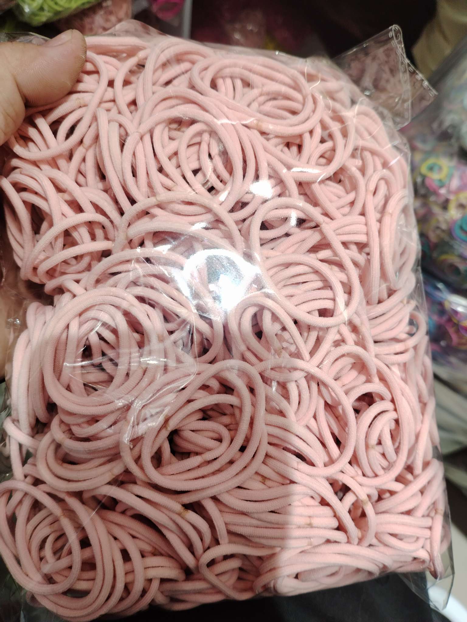 韩版女士拼接发绳发饰头绳简约时尚儿童头饰多色可选发绳头绳详情图4