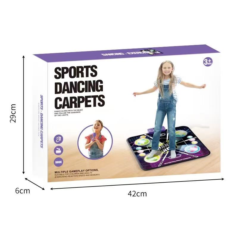 Cross-Border New Children's Electric Dance Mat With Light Bluetooth Version Music Mat, Parent-Child Game Interactive Children's Toy