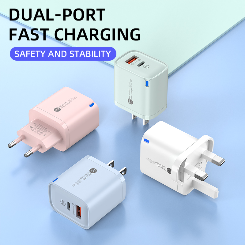 SUOGE charging head charger, digital charger, fast charging, multi-functional portable charger, compatible with Apple and Android mobile phones, tablet charger accessories, 65W details Picture
