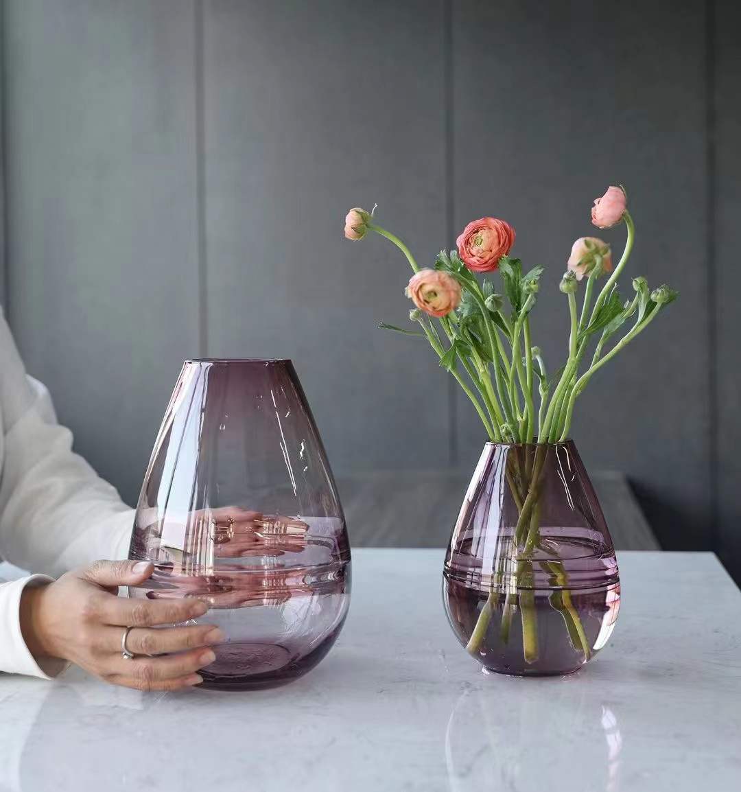 花瓶/陶瓷花瓶/玻璃花瓶/纸花瓶/花瓶树脂细节图