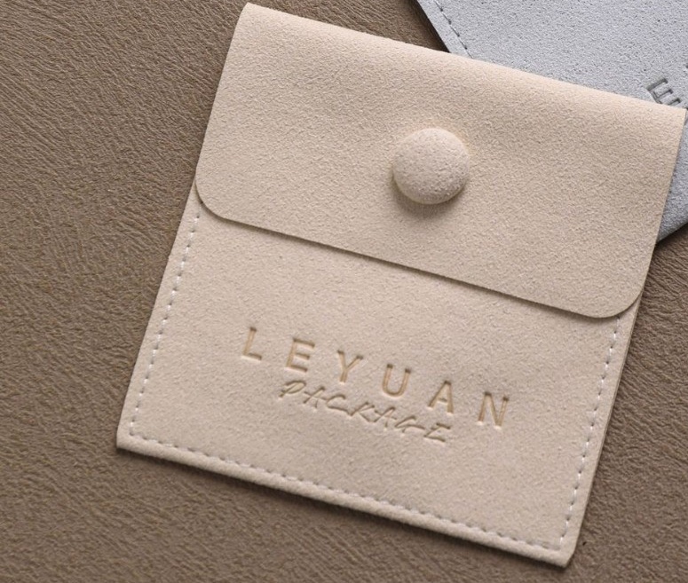 绒面袋 蝴蝶结袋首饰珠宝袋绒布饰品袋绑绳款超纤袋 