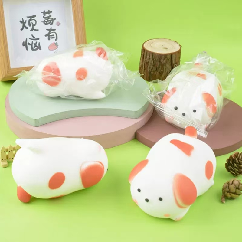 Cute toy giant panda eating bamboo, cute release. DIY bear with slow rebound, a national treasure